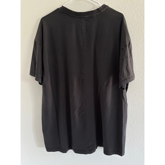 Pilcro T-Shirt Mens XL Gray Cotton Short Sleeve Minimalist Capsule Quiet Luxury - Picture 2 of 3